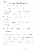 Handwritten Linear Algebra Notes &lpar;One-One&comma; Onto&comma; Inverse&rpar;