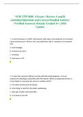 NUR 2755 MDC 4 Exam 1 Review A and B combined Questions and Correct Detailed Answers &lpar;Verified Answers&rpar; Already Graded A&plus; &vert; 2026 Update