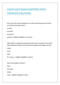 MGMT 6655 EXAM QUESTIONS WITH COMPLETE SOLUTIONS 