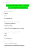 Medication Aide State Test Exam Questions and Answers &lpar;Latest 2026 &sol; 2027&rpar; 100&percnt; Verified &lpar;UPDATED&rpar;&NewLine;