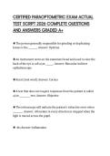 CERTIFIED GLUTE SPECIALIST FINAL EXAM&NewLine;SCRIPT 2026 COMPLETE QUESTIONS AND&NewLine;CORRECT ANSWERS GRADED A&plus;