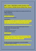 MDC 1 Exam 2 2025&sol;2026 Complete Questions And &NewLine;Correct Answers &lpar;Verified Answers&rpar;&vert;Brand New Version&excl; 