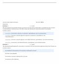 PSYC 460 Week 1 Quiz &vert; Full Questions and Answers &vert; 2026 Update &vert; Graded A&plus;&period;