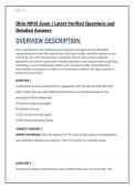 Ohio MPJE Exam &vert; Latest Verified Questions and &NewLine;Detailed Answers 