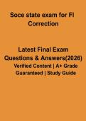 SOCE State Exam for Florida Corrections &ndash; Study Guide & Practice Questions &lpar;Correctional Officer Certification Prep PDF&rpar;