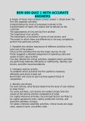 BSM 600 QUIZ 1 WITH ACCURATE ANSWERS