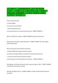 AUTOMATIC TRANSMISSION &lpar;SOS MICHIGAN STUDY&rpar; &vert; COMPLETE QUESTIONS AND CORRECT DETAILED ANSWERS &vert; LATEST UPDATE &lpar;2026&rpar; &vert; ALREADY GRADED A&plus;
