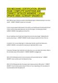 SOS MECHANIC CERTIFICATION- BRAKES EXAM &vert; COMPLETE QUESTIONS AND CORRECT DETAILED ANSWERS &vert; LATEST UPDATE &lpar;2026&rpar; &vert; ALREADY GRADED A&plus;