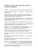 ISM3004 UF EXAM 1 QUESTIONS AND VERIFIED ACCURATE ANSWERS