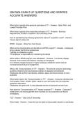 ISM 3004 EXAM 2 UF QUESTIONS AND VERIFIED ACCURATE ANSWERS