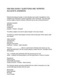 ISM 3004 EXAM 1 QUESTIONS AND VERIFIED ACCURATE ANSWERS