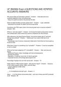 UF ISM3004 Exam 4 QUESTIONS AND VERIFIED ACCURATE ANSWERS