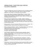 ISM3004 EXAM 1 QUESTIONS AND VERIFIED ACCURATE ANSWERS