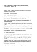 ISM 3004 EXAM 3 QUESTIONS AND VERIFIED ACCURATE ANSWERS