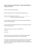 Chapter 2&colon; Community Association Manager &ndash; HOA Roles&comma; Responsibilities and Governance Study Guide