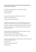 M-100 The Essentials of Community Association Management &ndash; HOA Management Study Guide&comma; Key Concepts and Exam Review