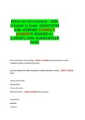 D550 Ethics for Accountants Review QUESTIONS AND VERIFIED CORRECT ANSWERS GRADED A&plus; -LATEST - 100- GUARANTEED PASS&period;docx&NewLine;&NewLine;