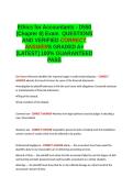   Ethics for Accountants - D550 &semi;Ethics for Accountants - D550 &lpar;Chapter 1- 5&rsqb; ETHICS FOR ACCOUNTANTS EXAM QUESTIONS AND VERIFIED CORRECT ANSWERS GRADED A&plus; -LATEST - 100- GUARANTEED PASS&period;