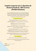 Navy Hospital Corpsman&comma; HCB Test 1&comma; 2&comma; 3&comma; & 6 BUNDLE &vert; &lpar;Latest 2026&sol;2027 Update&rpar; Questions and Verified Answers &vert; 100&percnt; Correct &vert; Grade A