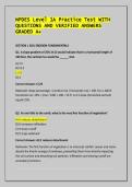 NPDES Level 1A Practice Test WITH &NewLine;QUESTIONS AND VERIFIED ANSWERS &NewLine;GRADED A&plus; 