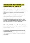 EPIC OR350 PRACTICE SOLUTION 2026&NewLine;BUNDLED ANSWERS GRADED A&plus;