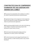 CGMS PRACTICE EXAM 150 COMPREHENSIVE&NewLine;EXAMINATION TEST 2026 QUESTIONS WITH&NewLine;ANSWERS 100&percnt; CORRECT