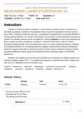 NURS 5366 ASSIGNMENT 1 VARIABLES &vert; QUESTIONS AND ANSWERS &vert; 2026 UPDATED &vert; WITH COMPLETE SOLUTION - UTA