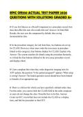 EPIC OR350 ACTUAL TEST PAPER 2026&NewLine;QUESTIONS WITH SOLUTIONS GRADED A&plus;