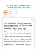 WGU D335 Practice Test 2 Questions and Answers &vert; 2026 Update &vert; 100&percnt; Correct