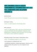 EPIC TRAINING COG170 COGITO&NewLine;FUNDAMENTALS EXAMINATION TEST 2026&NewLine;FULL QUESTIONS AND SOLUTIONS&NewLine;GRADED A&plus;