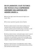 ESS 101 LABORATORY 2 PLATE TECTONICS&NewLine;AND THE ROCK CYCLE COMPREHENSIVE&NewLine;ASSESSMENT 2026 QUESTIONS WITH&NewLine;ANSWERS GRADED A&plus;&NewLine;
