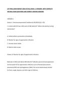 LAT FINAL EXAM NEWEST 2026 ACTUAL EXAM 2 VERSIONS WITH COMPLETE 200 REAL EXAM