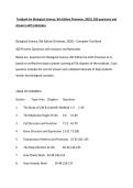 Testbank for Biological Science&comma; 8th Edition &lpar;Freeman&comma; 2025&rpar;&comma; 200 questions and answers with rationales&period;