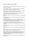 ISM 3011 EXAM II STUDY GUIDE