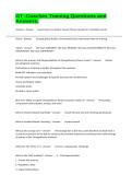 OT -Coaches Training Questions and Answers&period;