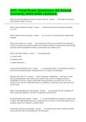 OTF -Final Exam Questions All Solved Correctly 2025-2026 Updated&period;&NewLine;&NewLine;