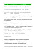 OTF- OTF Lobby&sol;Intro Test Questions Fully Solved&period;