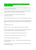 OTF- Final Exam Questions with All Actual Answers&period;