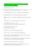 OTFit&colon; Phase 1 Exam Test Questions with Actual Answers&period;