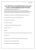 Texas Well Driller License EXAM 
