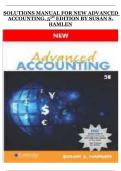 New Advanced Accounting &lpar;5th Edition&rpar; &ndash; Susan S&period; Hamlen &ndash; Solutions Manual with Step-by-Step Explanations