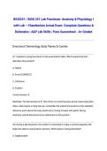 BIOS251 &sol; BIOS 251 Lab Practicum&colon; Anatomy & Physiology I with Lab &ndash; Chamberlain Actual Exam 2026&sol;2027 Complete Questions & Rationales &vert; A&P Lab Skills &vert; Pass Guaranteed - A&plus; Graded