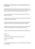 PSYC100 Final Exam &ndash; Multiple Choice Review &ndash; Introductory Psychology Study Guide and Practice Questions