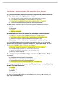 Pharm 101 Exam 1 Questions and Answers &vert; 2026 Update &vert; 100&percnt; Correct - Rasmussen&period;&NewLine;&NewLine;