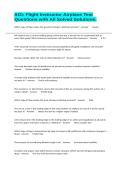 AGI&colon; Flight Instructor Airplane Test Questions with All Solved Solutions&period;