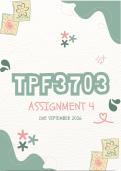 TPF3703 Assignment 4 Portfolio 51 2026 - Due September 2026