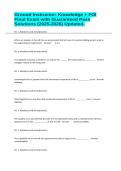 Ground Instructor&colon; Knowledge &plus; FOI Final Exam with Guaranteed Pass Solutions &lpar;2025-2026&rpar; Updated&period;