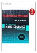 Solutions Manual for Intermediate Microeconomics with Calculus &lpar;2019&rpar; Hal R&period; Varian &lpar;PDF&rpar;