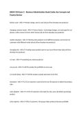 BADM 320 Exam 3 &ndash; Business Administration Study Guide&comma; Key Concepts and Practice Review