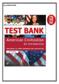 Test Bank for American Civilization An Introduction 8th Edition &lpar;2022&rpar; Mauk Tonnessen &lpar;PDF&rpar;